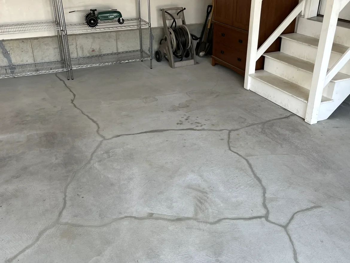 Cracked Basement Floor Repair